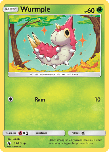 Wurmple, Lost Thunder 23