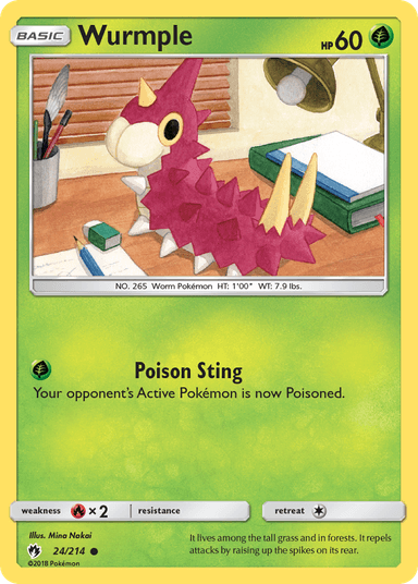 Wurmple, Lost Thunder 24