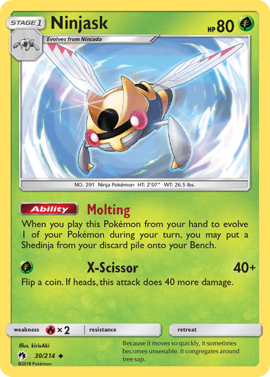 Ninjask, Lost Thunder 30