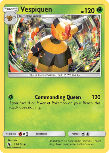Vespiquen, Lost Thunder 32