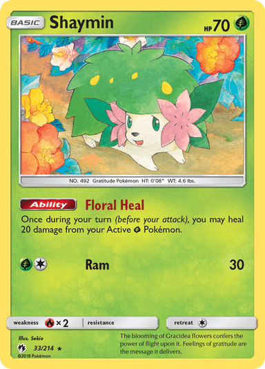 Shaymin, Lost Thunder 33