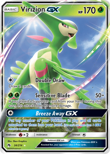 Virizion-GX, Lost Thunder 34