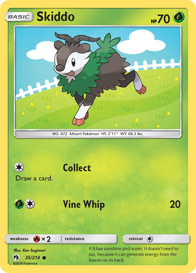 Skiddo, Lost Thunder 35
