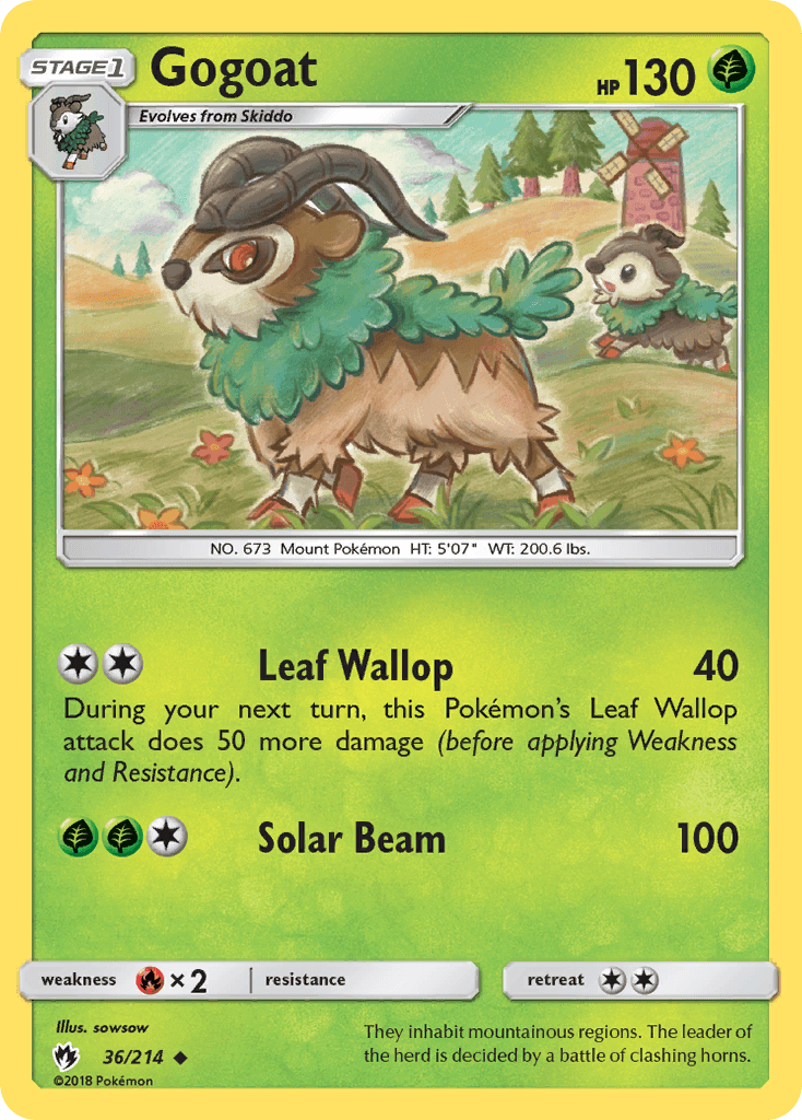 Gogoat, Lost Thunder 36