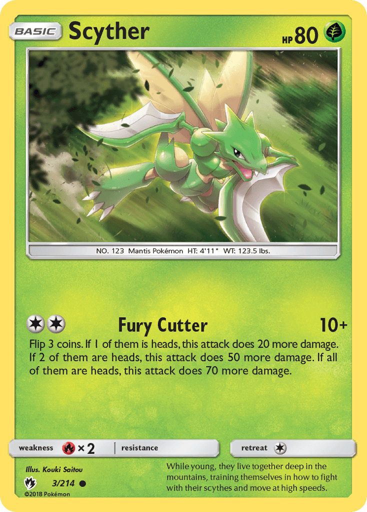 Scyther, Lost Thunder 3