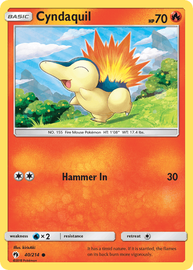 Cyndaquil, Lost Thunder 40