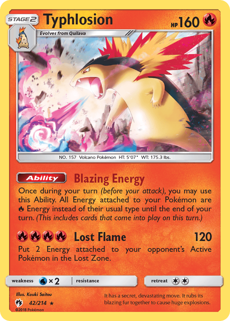 Typhlosion, Lost Thunder 42