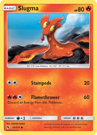 Slugma, Lost Thunder 43