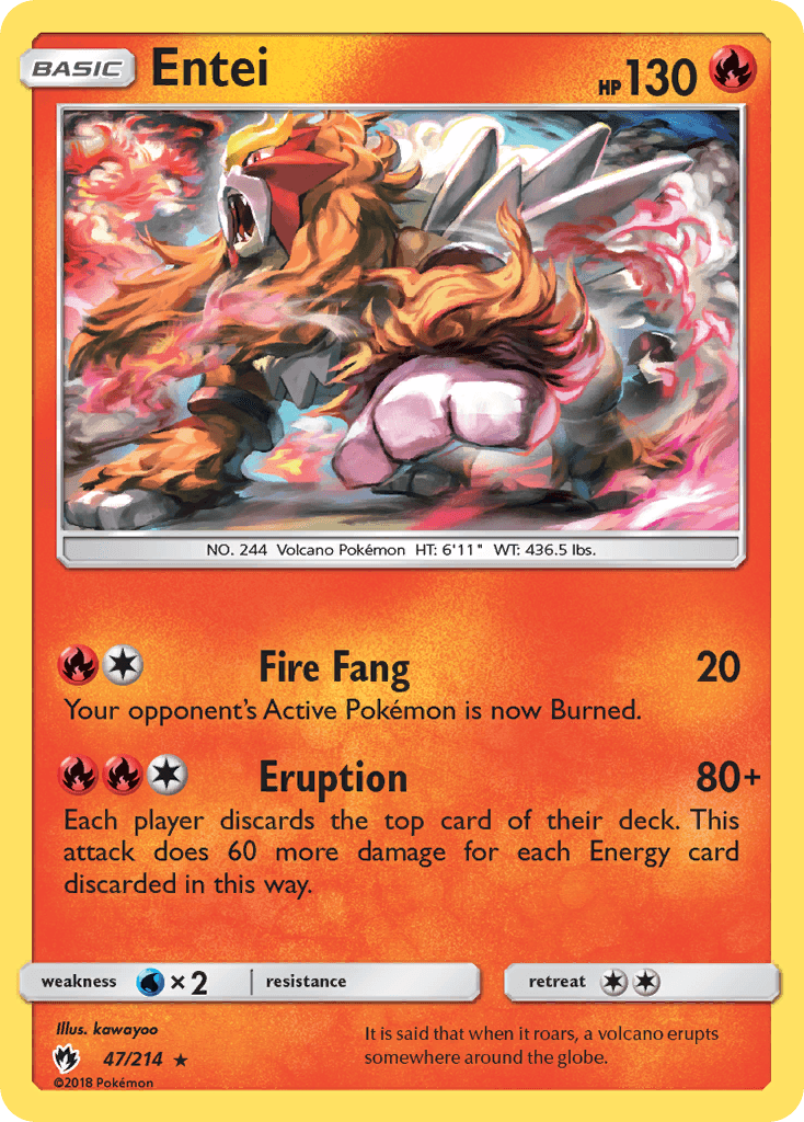 Entei, Lost Thunder 47
