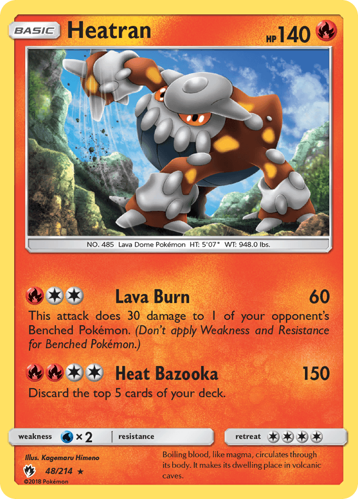 Heatran, Lost Thunder 48