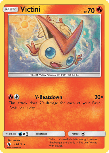Victini, Lost Thunder 49