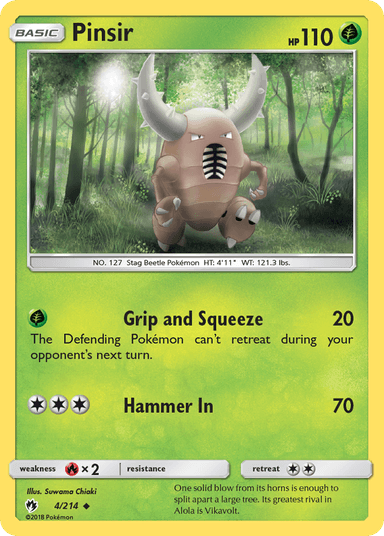 Pinsir, Lost Thunder 4