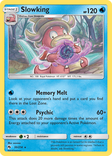 Slowking, Lost Thunder 55