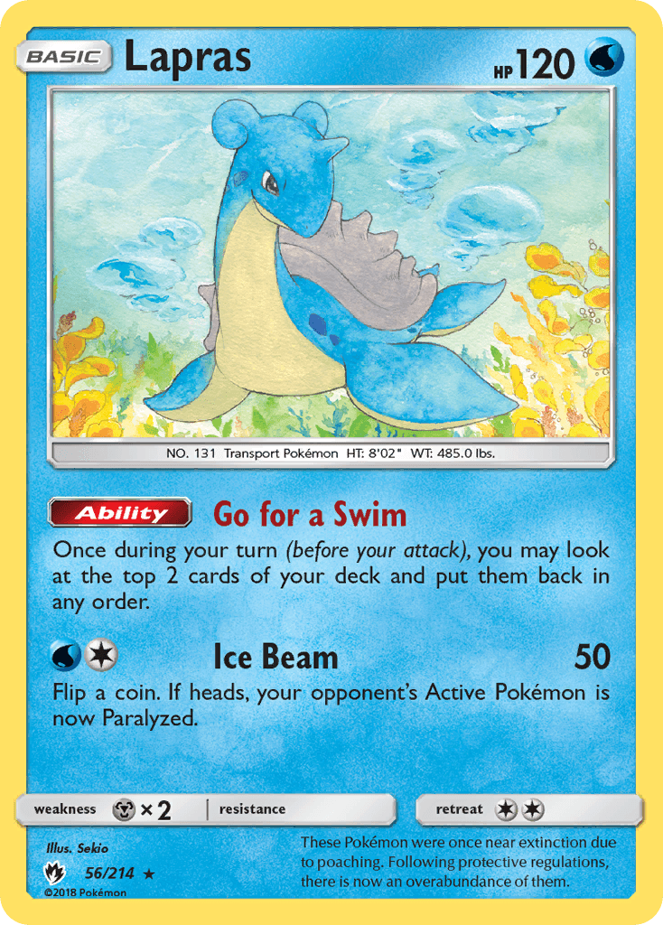 Lapras, Lost Thunder 56