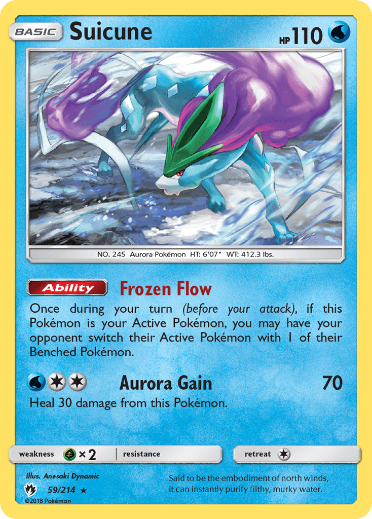 Suicune, Lost Thunder 59