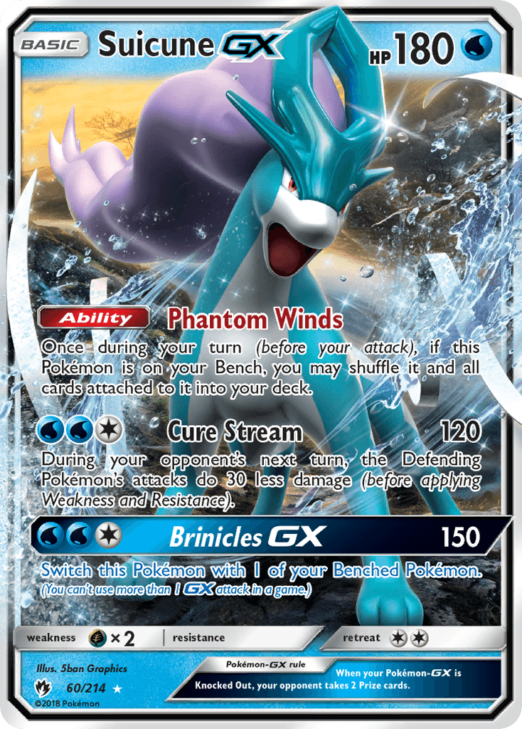 Suicune-GX, Lost Thunder 60