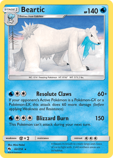 Beartic, Lost Thunder 62