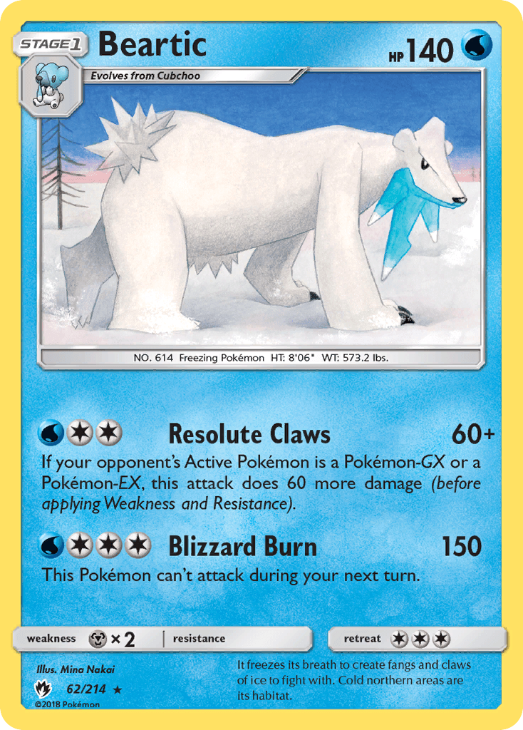 Beartic, Lost Thunder 62
