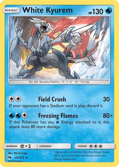 White Kyurem, Lost Thunder 63