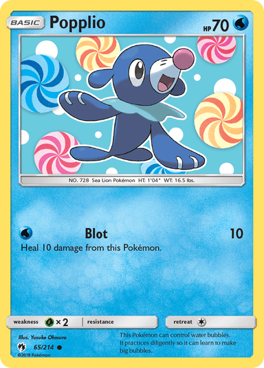 Popplio, Lost Thunder 65