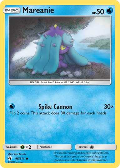 Mareanie, Lost Thunder 68