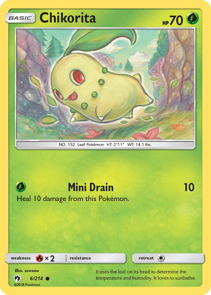 Chikorita, Lost Thunder 6