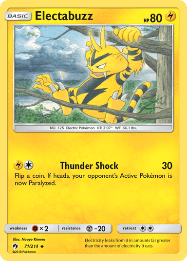 Electabuzz, Lost Thunder 71