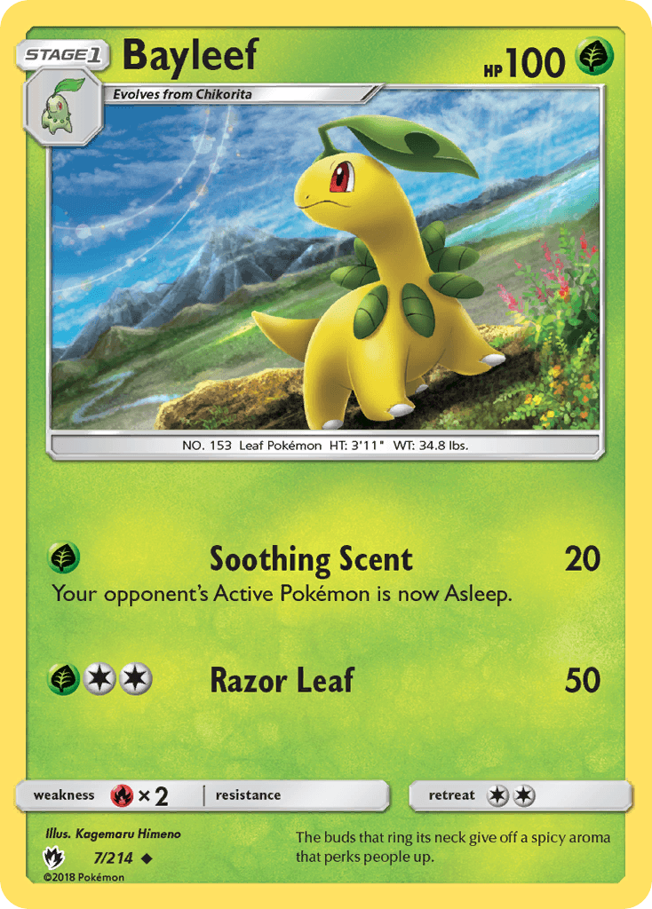 Bayleef, Lost Thunder 7