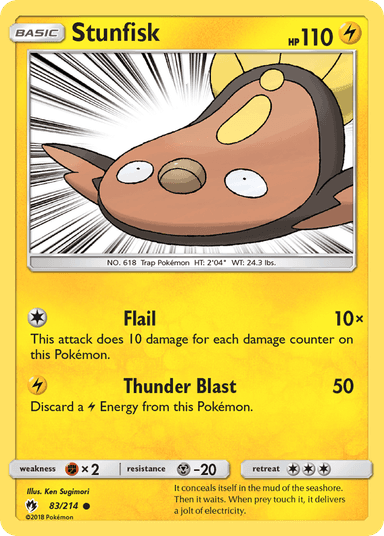 Stunfisk, Lost Thunder 83