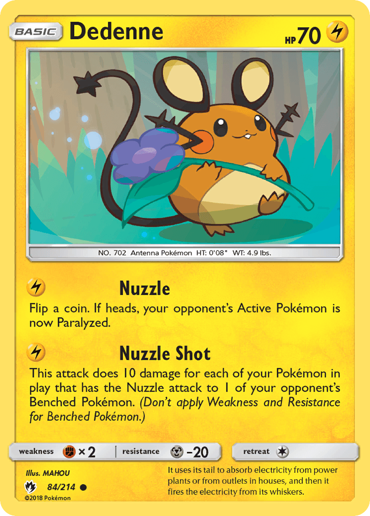 Dedenne, Lost Thunder 84