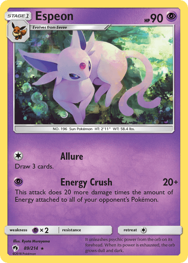 Espeon, Lost Thunder 89