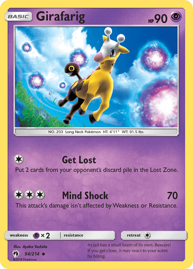 Girafarig, Lost Thunder 94
