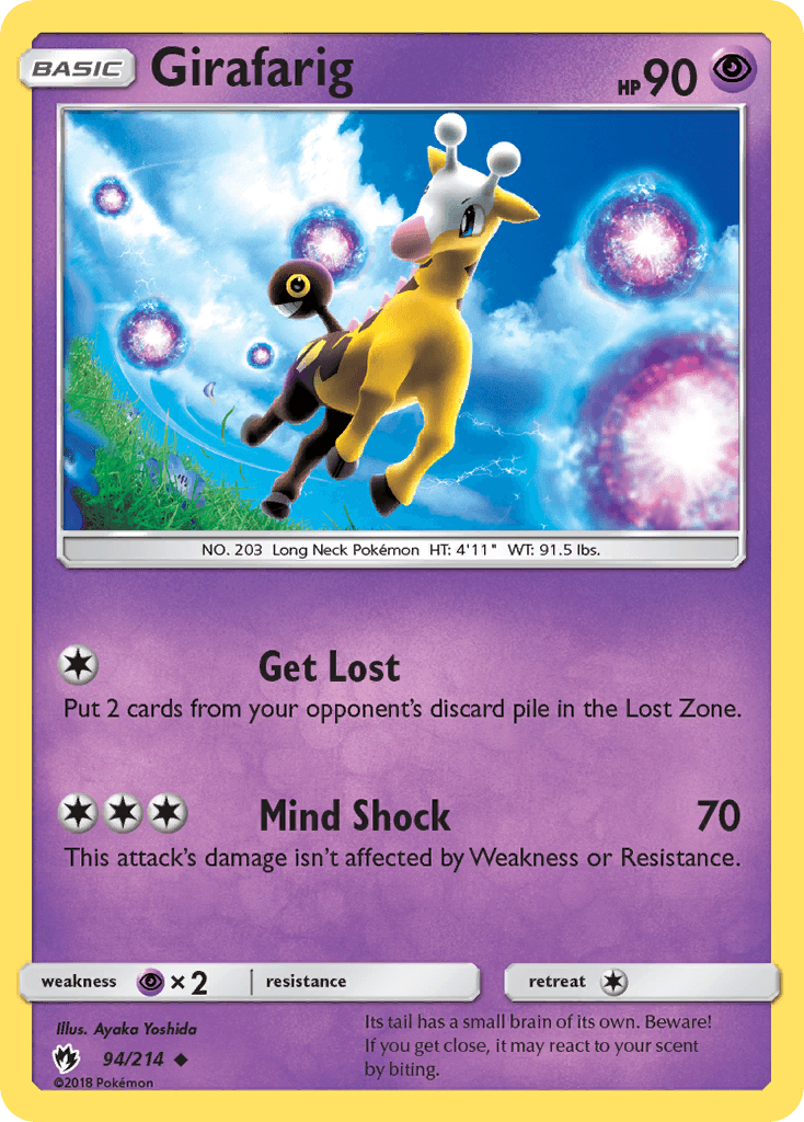 Girafarig, Lost Thunder 94