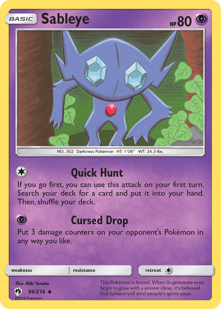 Sableye, Lost Thunder 96