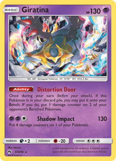 Giratina, Lost Thunder 97