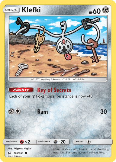 Klefki, Team Up 110