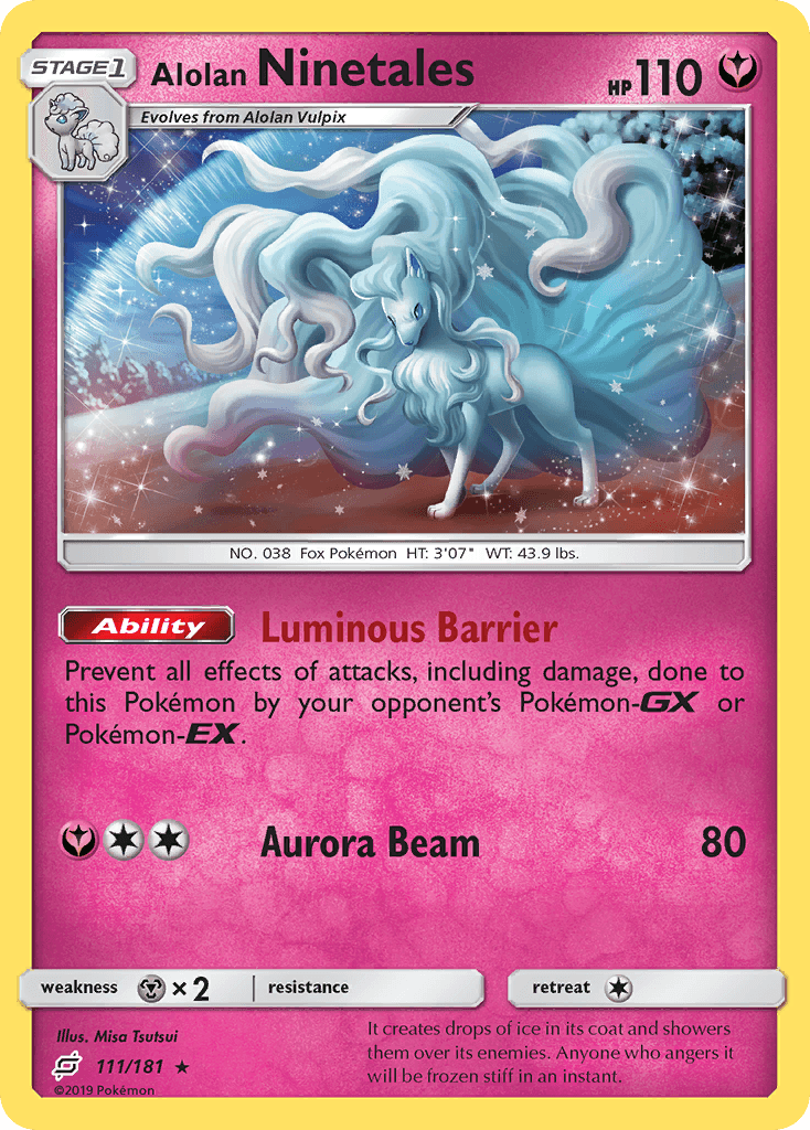 Alolan Ninetales, Team Up 111