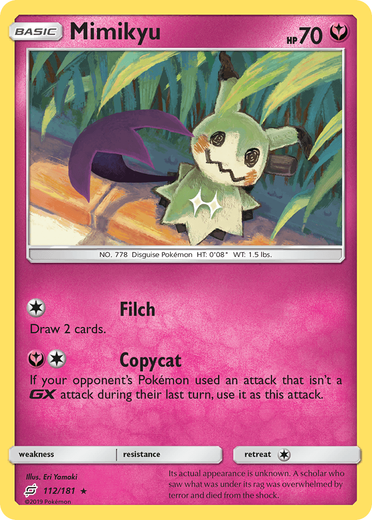 Mimikyu, Team Up 112
