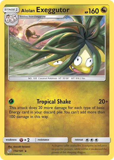 Alolan Exeggutor, Team Up 114