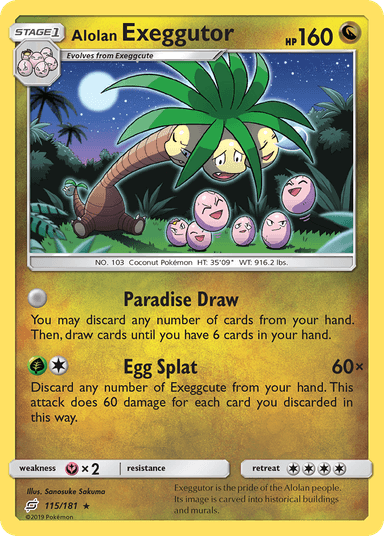 Alolan Exeggutor, Team Up 115