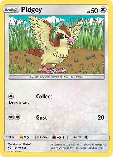 Pidgey, Team Up 121