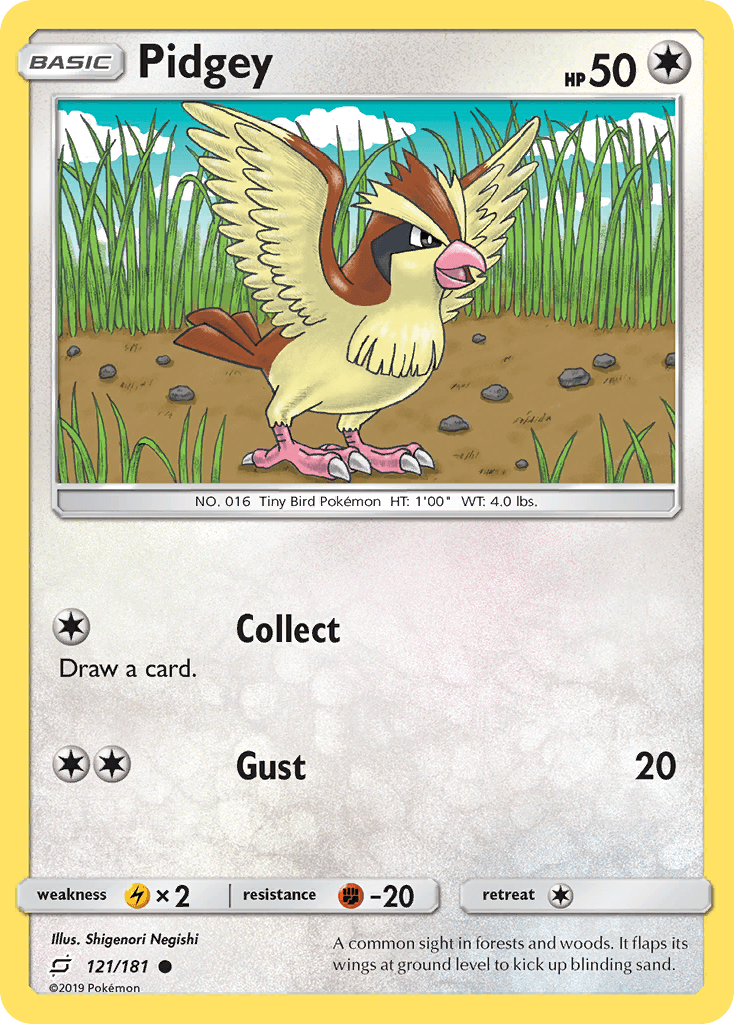Pidgey, Team Up 121