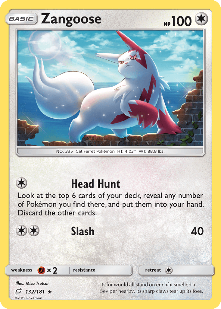 Zangoose, Team Up 132