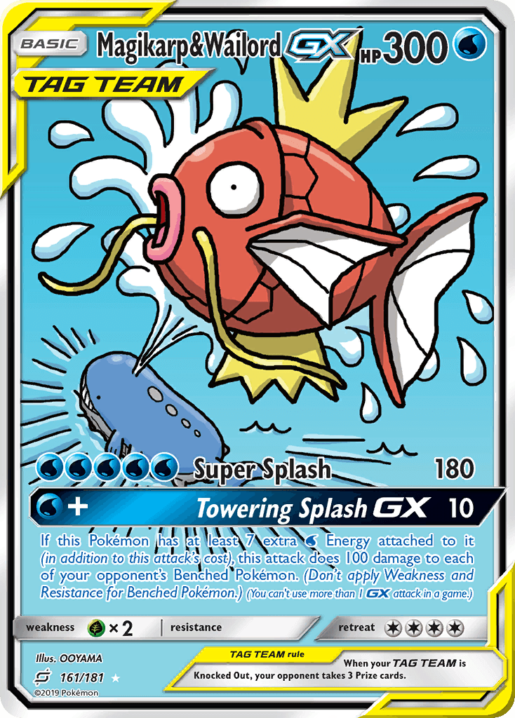 Magikarp & Wailord-GX, Team Up 161