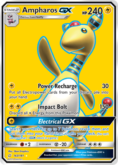 Ampharos-GX, Team Up 163