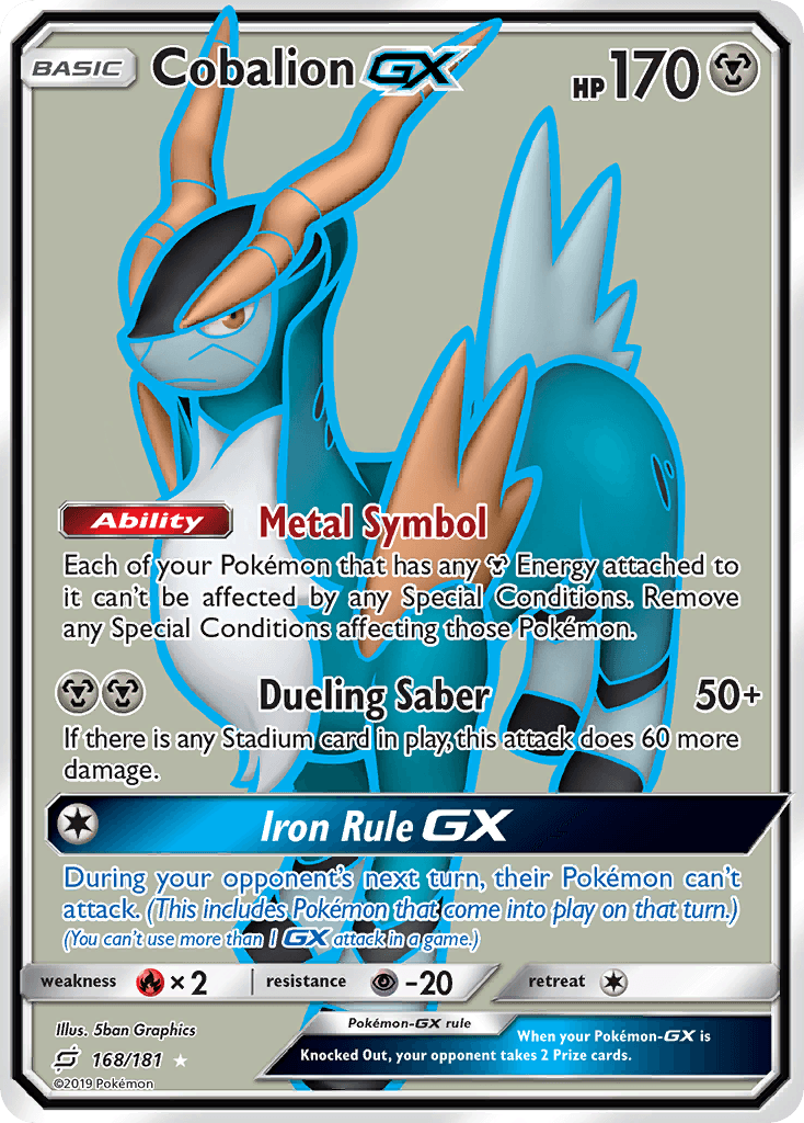 Cobalion-GX, Team Up 168