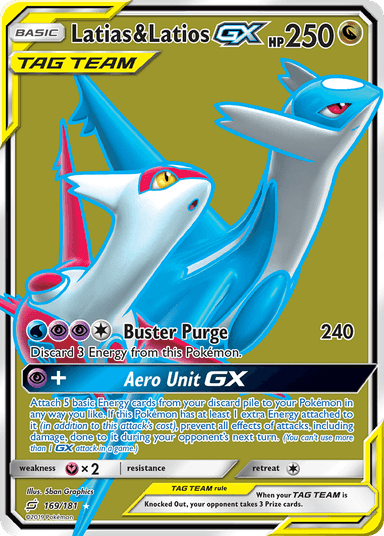 Latias & Latios-GX, Team Up 169