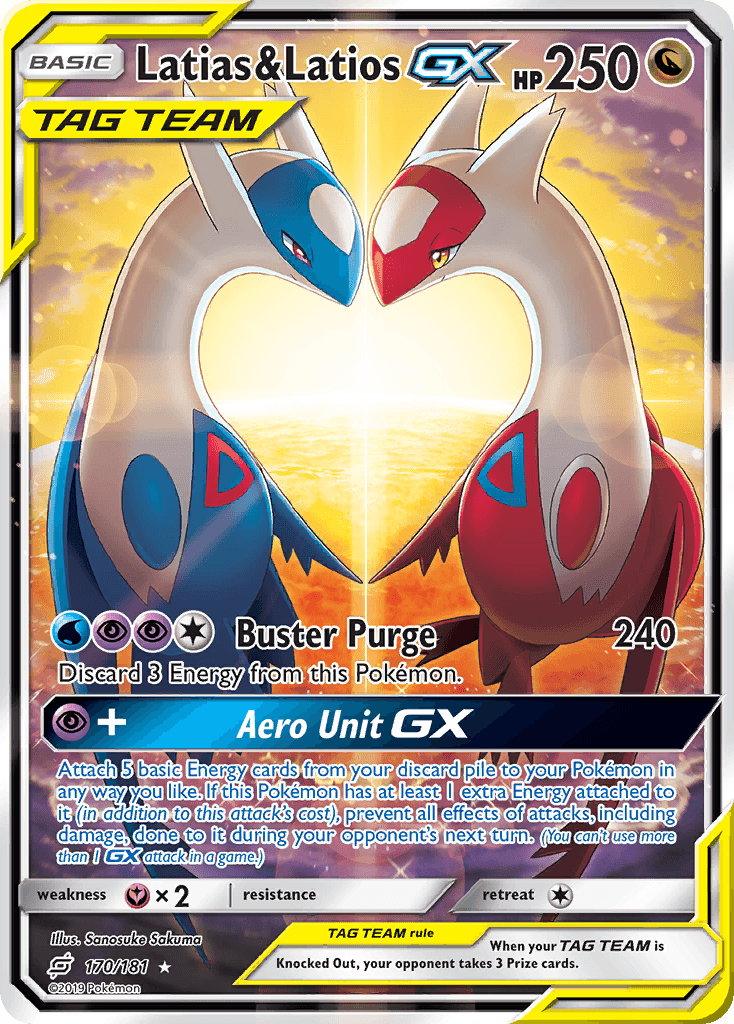 Latias & Latios-GX, Team Up 170