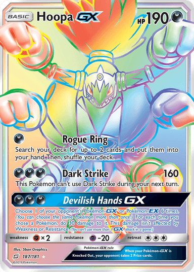 Hoopa-GX, Team Up 187