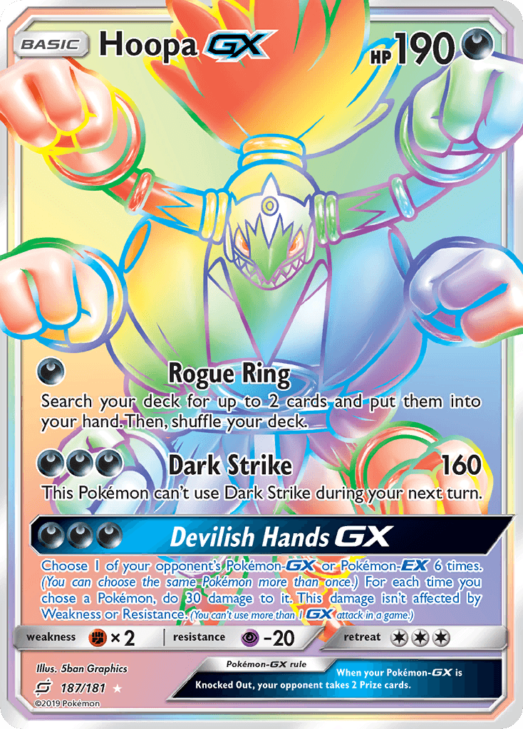 Hoopa-GX, Team Up 187